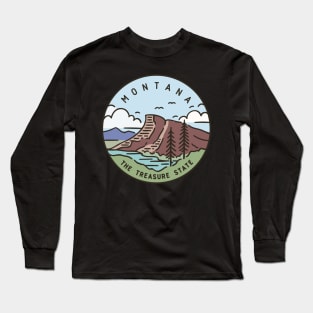 Montana Mountains Long Sleeve T-Shirt